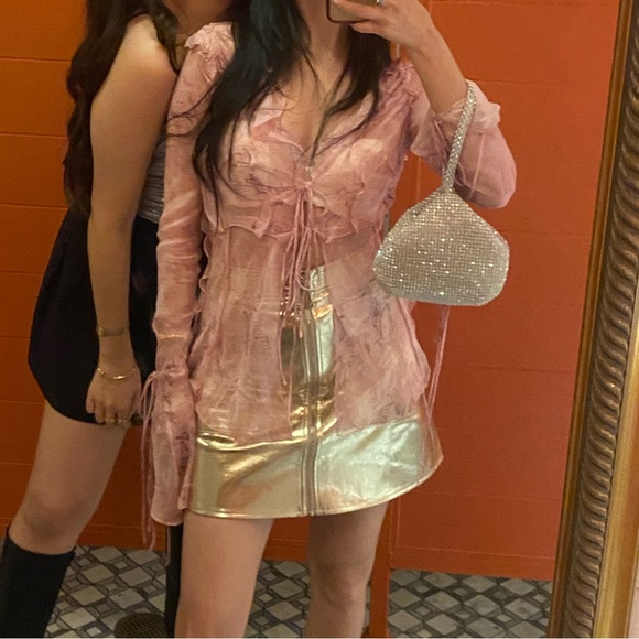 Rat & Boa Pink top - Picture 9 of 9